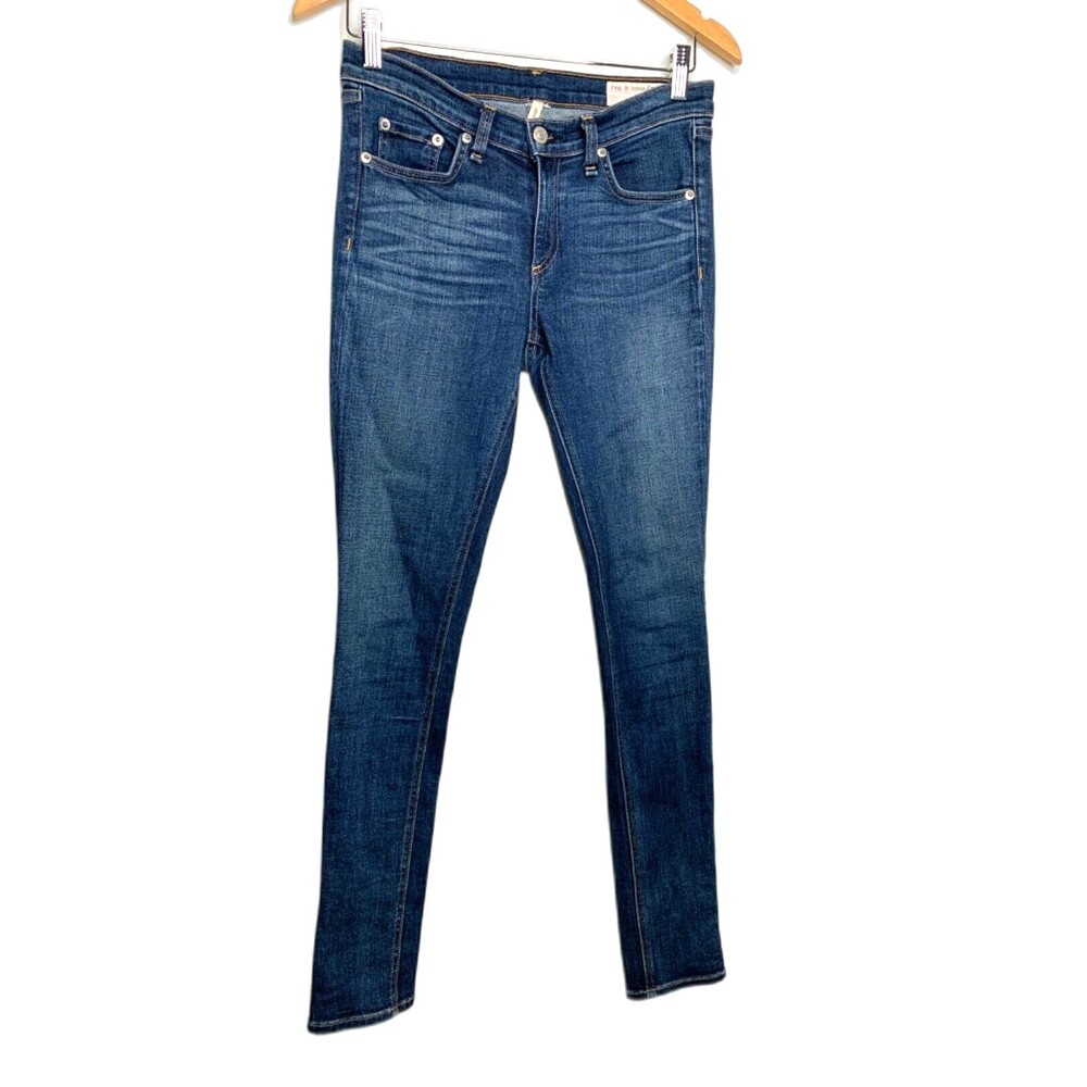 RAG & BONE Skinny Jeans High Rise SIze 28 Medele Preston 5 Pocket Zip
